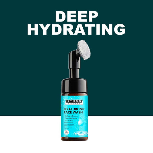 Studd Muffyn Hyaluronic Foaming Face Wash for Remove Impurities, toxins & Bacteria -100ml