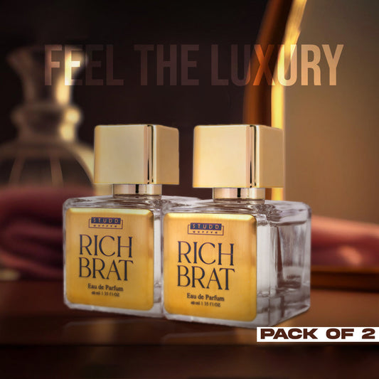 ( Pack of 2 ) Rich Brat ✽ Eau De Parfum ✽ 40ml